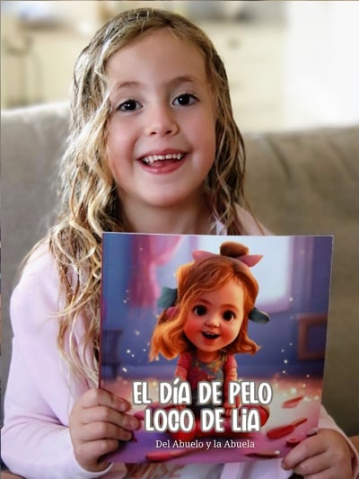 Peque leyendo en voz alta su libro infantil personalizado y único