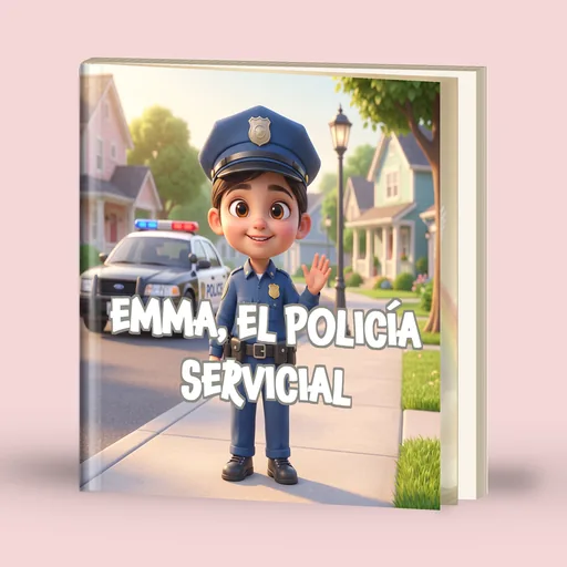 El oficial de policía servicial